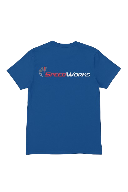 tee shirt bleu speedworks