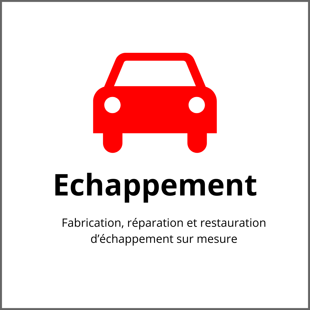 Echappement sur mesure