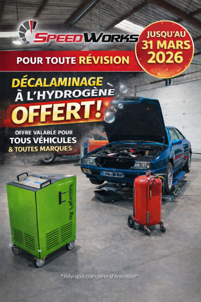 🎁 OFFRE LIMITÉE : DÉCALAMINAGE OFFERT CHEZ SPEEDWORKS ! 🎁 OFFRE LIMITÉE : DÉCALAMINAGE OFFERT !